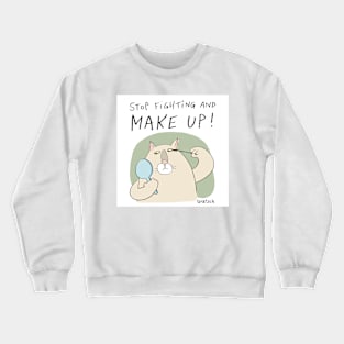 Make up cat Crewneck Sweatshirt